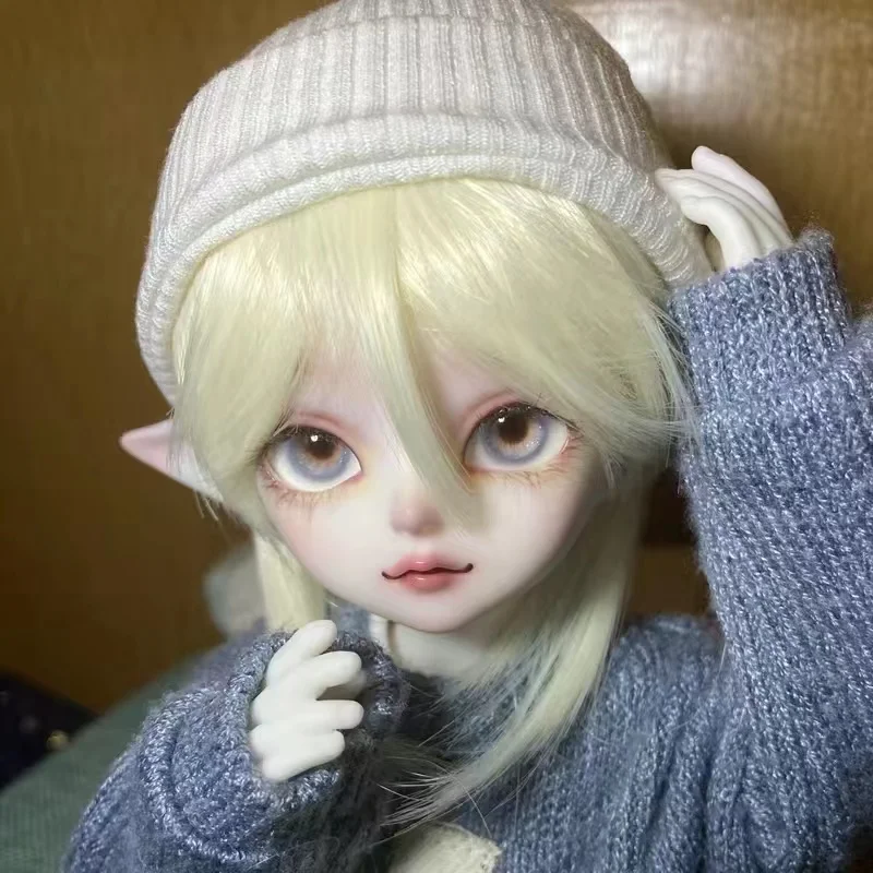 Мужская кукла с короткими волосами Детские волосы молочный шелк