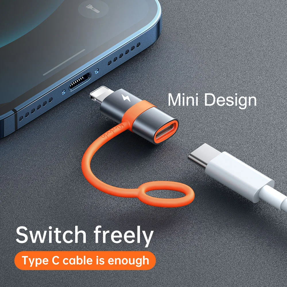 Адаптер Mcdodo 3A OTG USB Type-c на Lightning PD для быстрой зарядки iPhone 13 12 11 Pro Max Xs Xr ipad 7 8 Plus