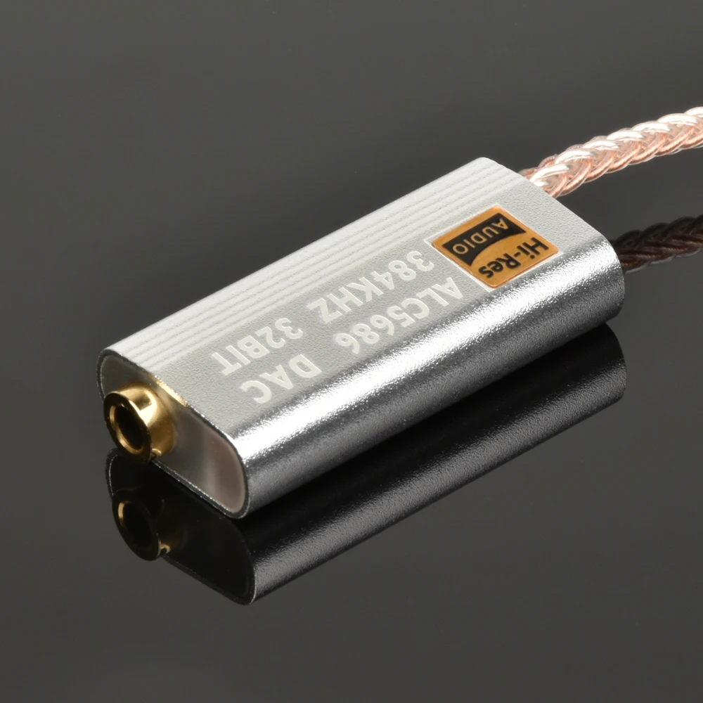 ALC5686 Lightning DAC декодирование 3 5 мм HIFI адаптер усилителя наушников кабель устройство
