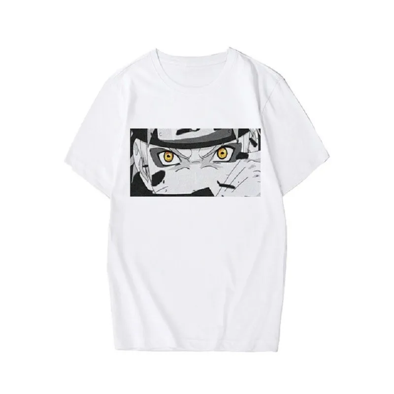 Футболка мужская оверсайз с японским аниме Наруто смешная повседневная майка