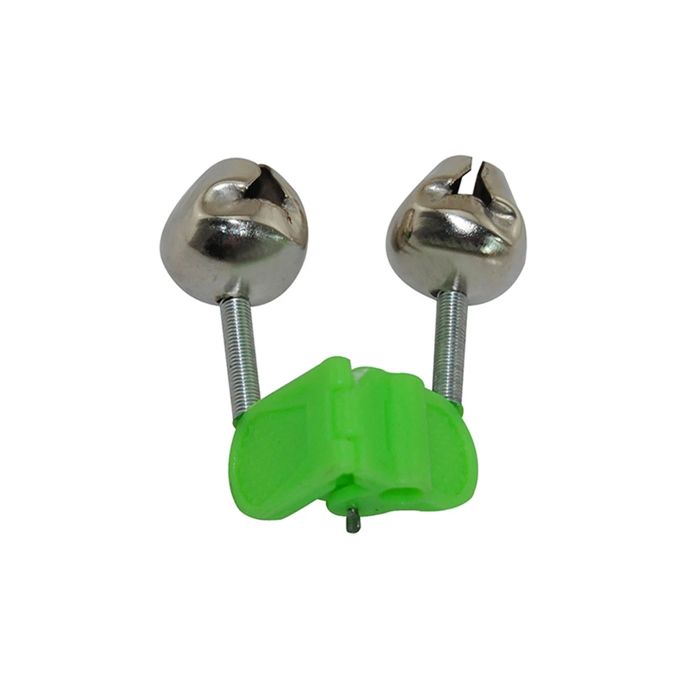 10Pcs Fishing Bite Alarms Fishing Rod Stalk Bells Clamp Tip ABS Fishing Accessory Stylish Durable Fishing Rod Bells