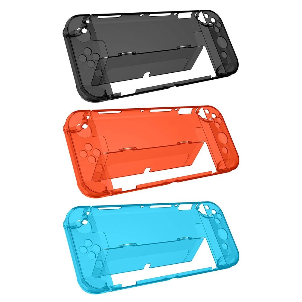 

Anti-Scratch Replacement Gaming Console Protective Case for Nintendo Switch OLED Crystal Clear Shell Controller