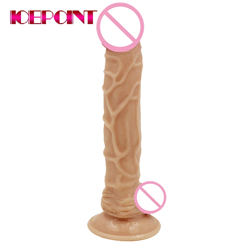 Супер длинный огромный фаллоимитатор на присоске реалистичный пенис девушка