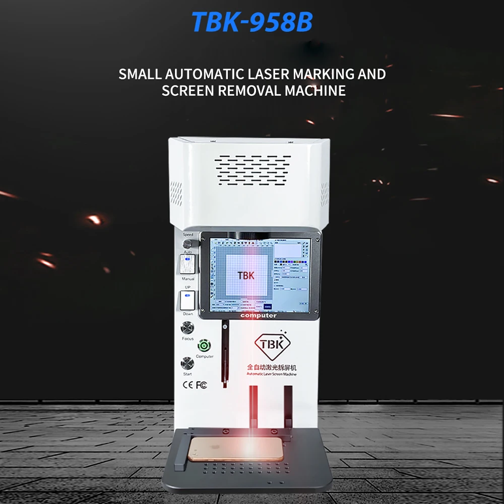 Полностью автоматическая лазерная мини-машина TBK958B для демонтажа разделение