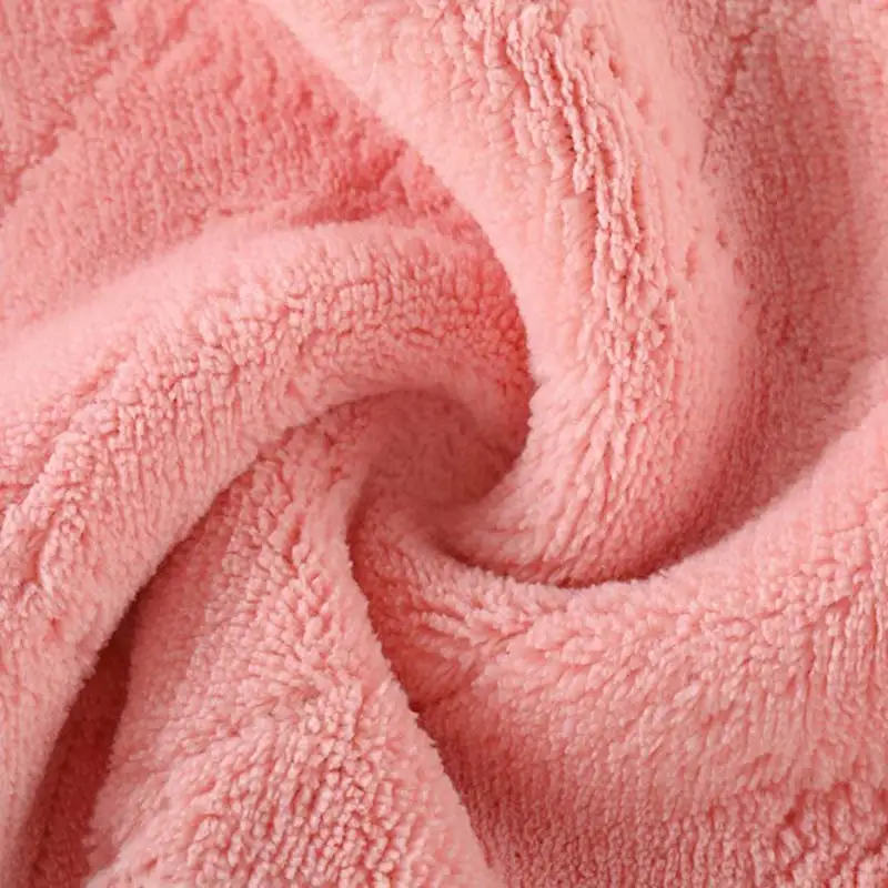 

5 pcs Kitchen Dish Cloth Double-layer Absorbent Microfiber Non-stick Oil Dish Household Cleaning Wiping Towel Kichen Tool
