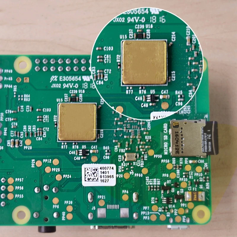 3 шт./компл. медный радиатор охлаждающий набор для Raspberry Pi Model B|Компоненты