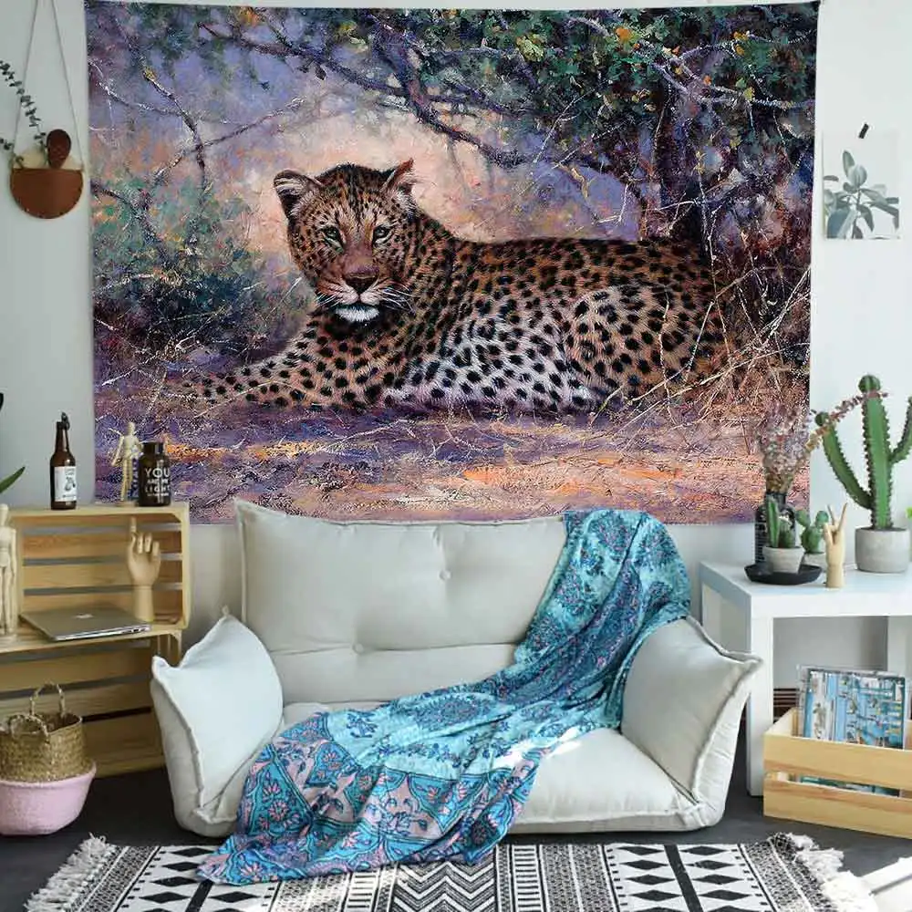 Симсант психоделический Звездный гобелен с изображением неба цветок лотоса