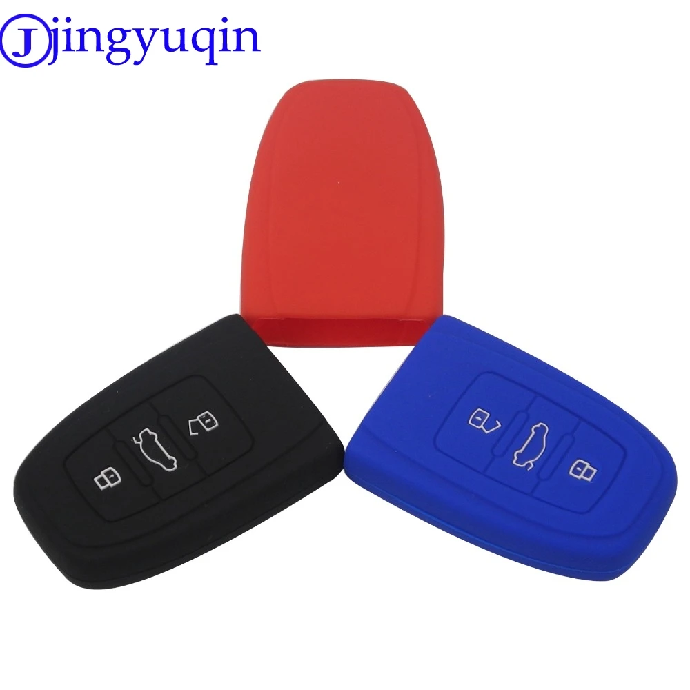 Для Audi B6 B7 B8 A4 A5 A6 A7 A8 Q5 Q7 R8 TT S5 S6 S7 S8 SQ5 RS5 Smart Keyless Entry Remote Silicone 3B Key Cover чехол для защиты |
