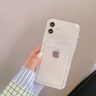 Чехол 1DS для телефона iPhone 11, 12, 13 Pro Max Mini, чехол для iphone X, XS Max, XR, 7, 8 Plus, SE2, мягкий силиконовый чехол-бумажник с держателем для карт