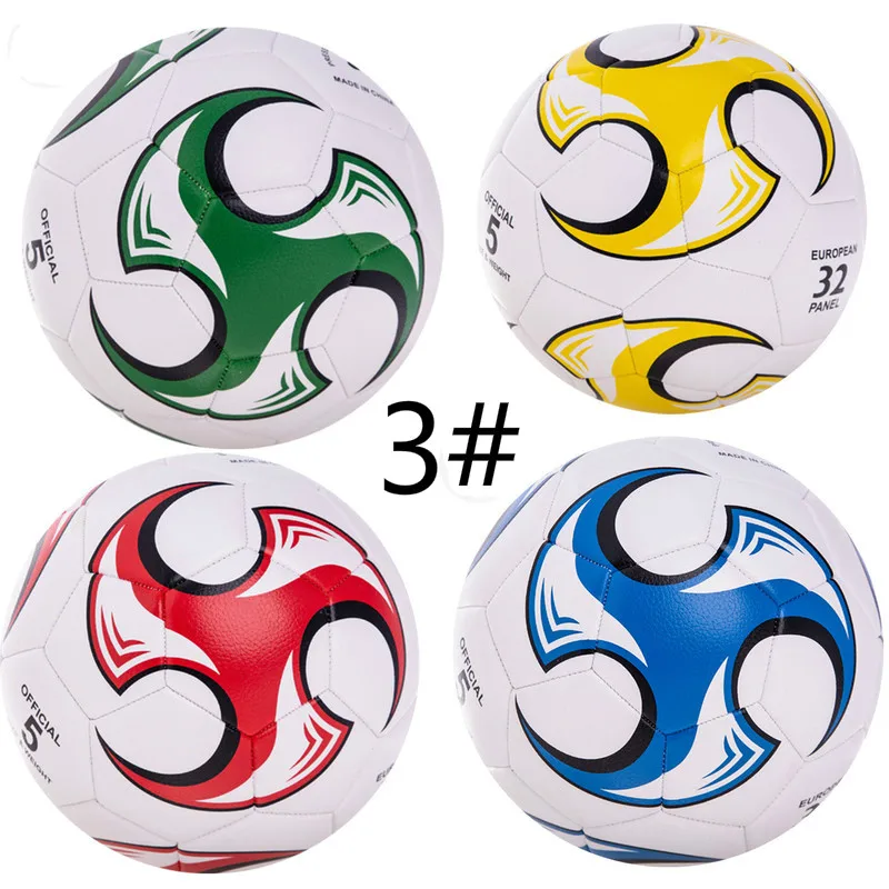 Футбольные принадлежности из ПВХ/ПУ размер 3 оптовая продажа супер яркие детские