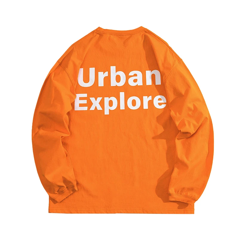 

Куртка с капюшоном мужская оранжевая оверсайз Ретро крутая Мужская Дизайнерская Толстовка уникальные Кофты Толстовка мужская одежда BY50WY