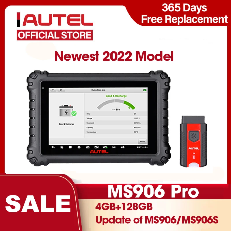 Autel MaxiSYS MS906Pro автомобильный диагностический инструмент двунаправленный OBD 2 OBD2