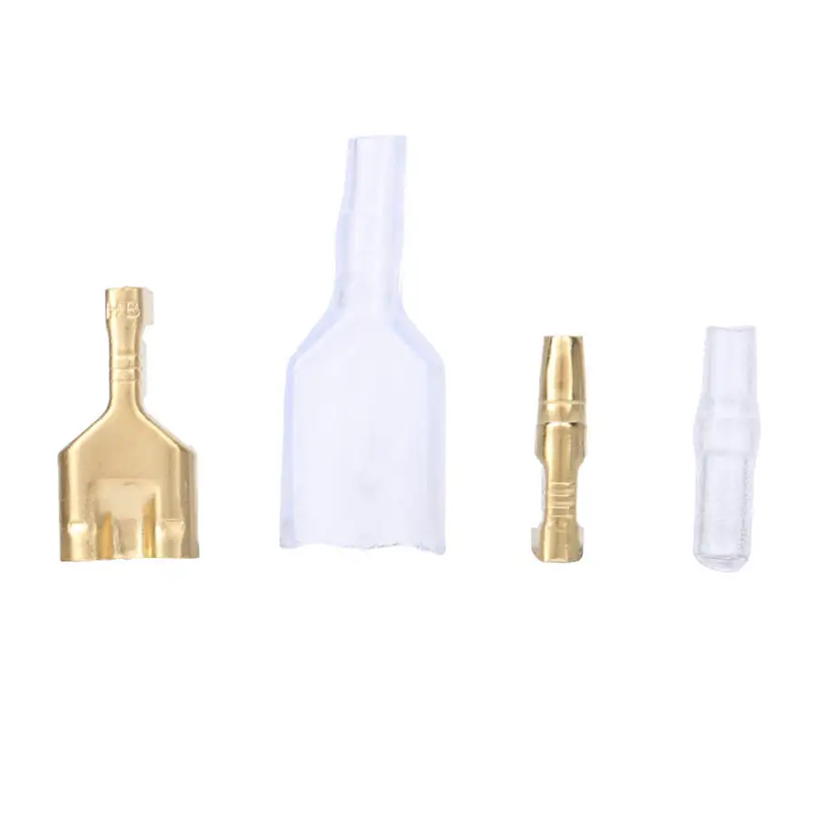 20 Set 1-2 Female/Male Crimp Terminal with Sleeve Brass Flame Retardant | Дом и сад