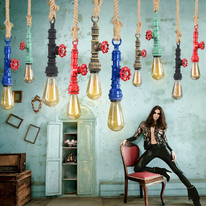 Сделай Сам Лофт ретро промышленный винтажный стимпанк водопроводная трубка