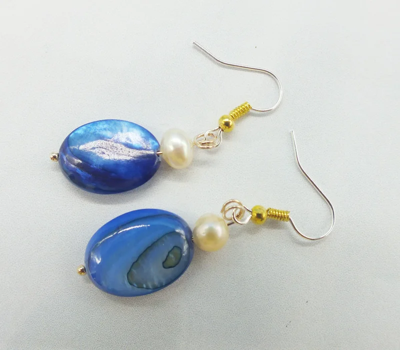 Серьги из натурального жемчуга|Серьги-подвески| |