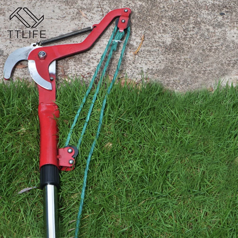 Садовые ножницы для обрезки веток подрезной инструмент резки фруктов с веревкой