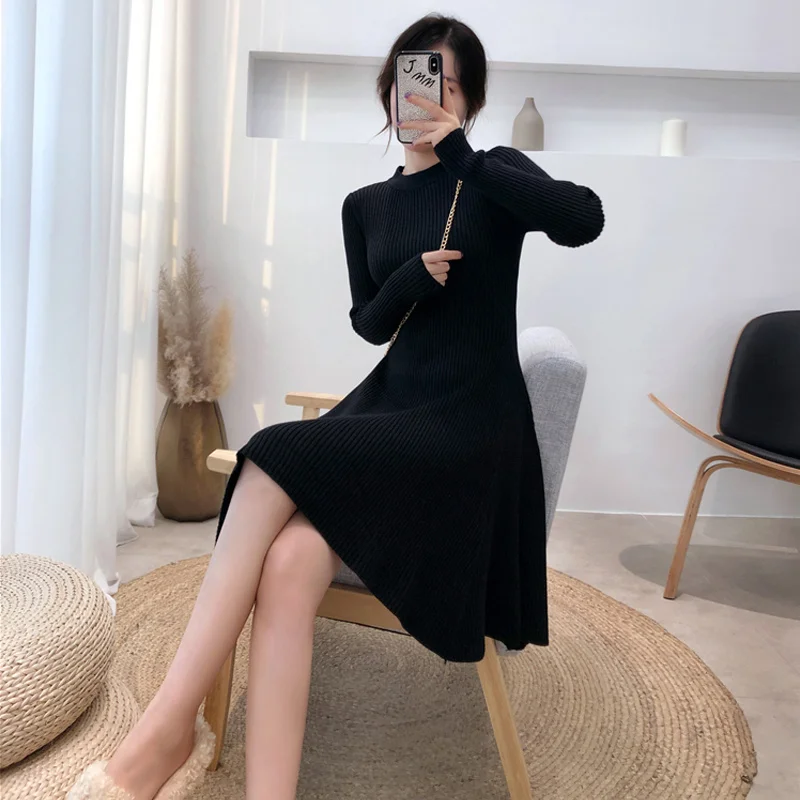 Осенне-зимняя одежда в ленивом стиле маленького размера свитер мори женский