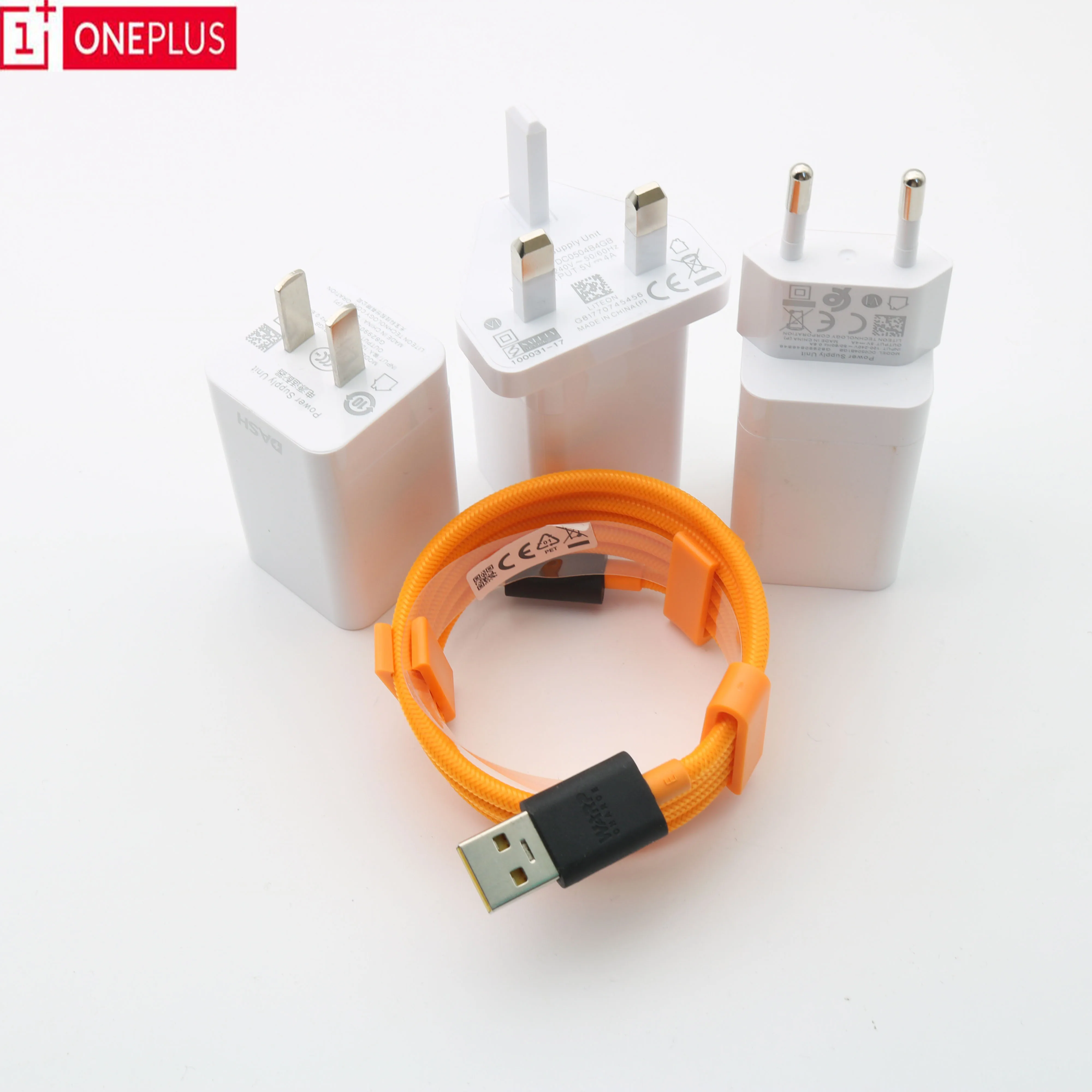Оригинальный для Oneplus 7 Pro Тип C зарядный кабель 5V 4A США ЕС адаптер быстрой зарядки