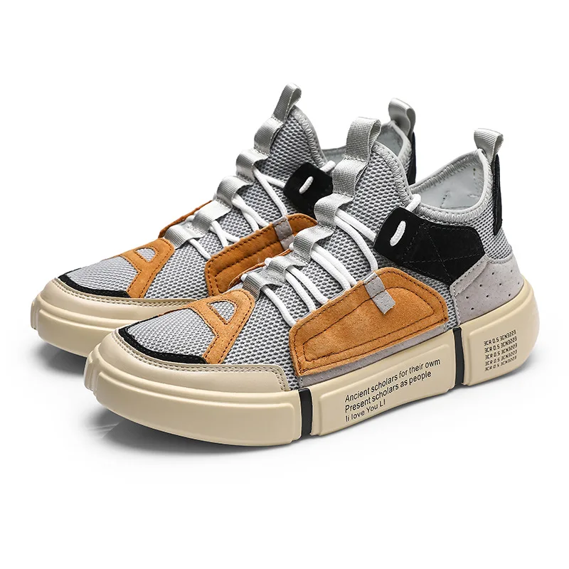 Мужские кроссовки из натуральной кожи спортивная обувь для бега на открытом