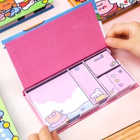 480sheetsset creative cartoon boxed stickers notes animal memo pad stationery tearable sticky office decor school supplies