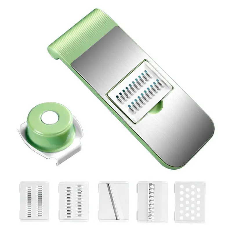 

6-In-1 Vegetable Chopper Multifunction Vegetable Cutter Manual Slicer Tool Garlic Cheese Grinder Kitchen Gadgets Accessories
