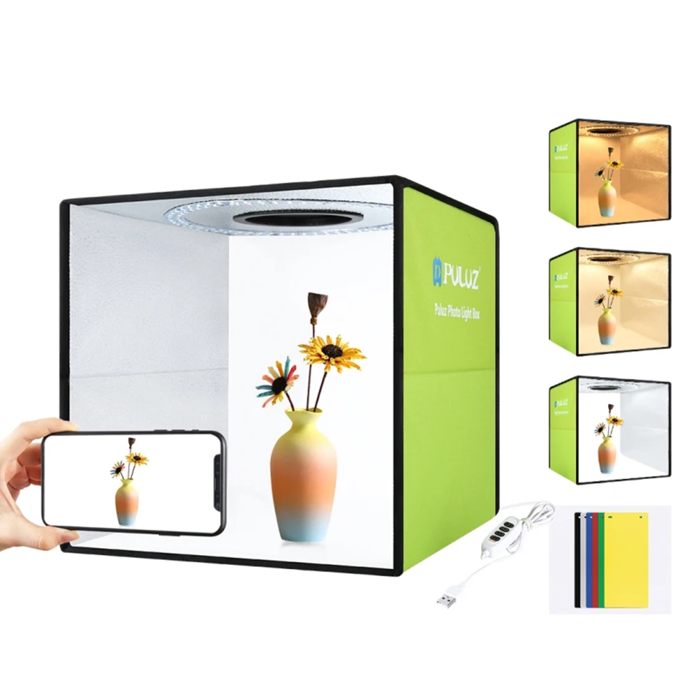 Фон для фотосъемки светильник box мини фотостудия коробки с 6 цветов на прищепках