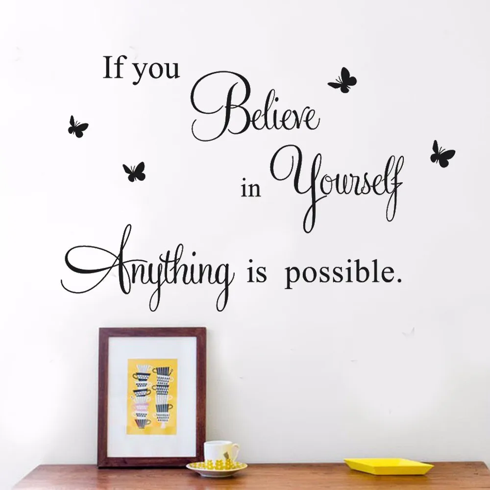 Если вы верите настенные наклейки для детских комнат Настенная Наклейка комнаты