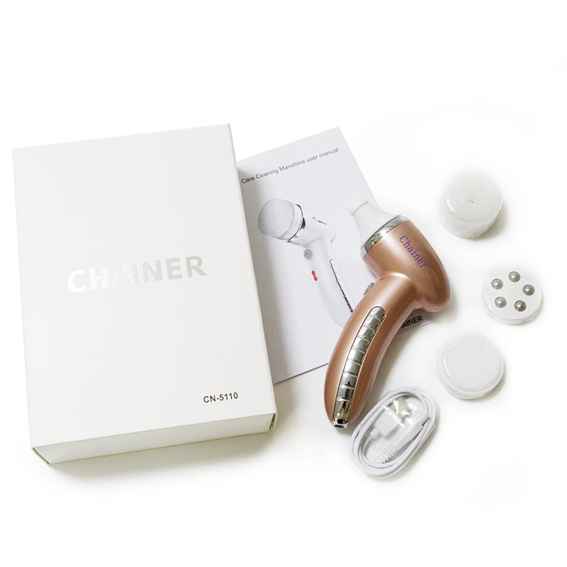 

Facial Cleansing Brush 360 Degree Rotation Mini Face Cleaner Deep Pore Blackhead Cleaning Machine Electric Face Massage