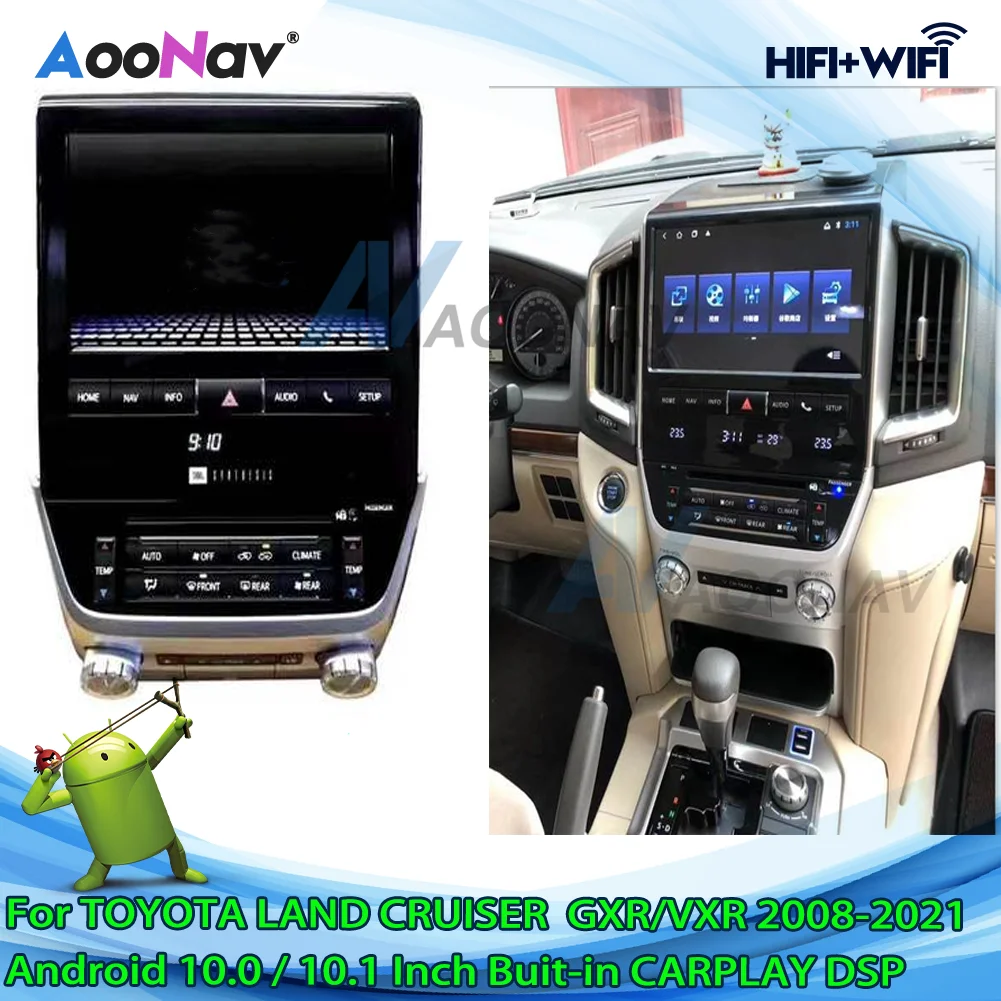 

10.1Inch DVD Screen Operating System Car Radio For TOYOTA LANDCRUISER GRX VXR 2008- 2021 GPS Navigation Stereo Multimedia Player
