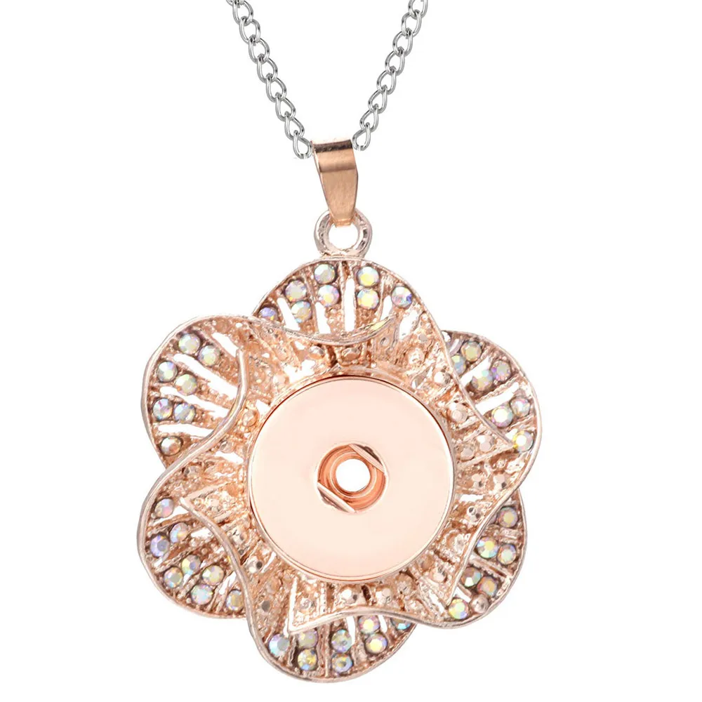 Новинка ювелирное изделие с кнопками розовое золото кристалл цветок кнопка