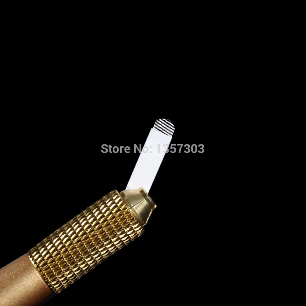 500 шт 0 18 мм Pin u образная татуировка для бровей превосходные микроблейдинг лезвия