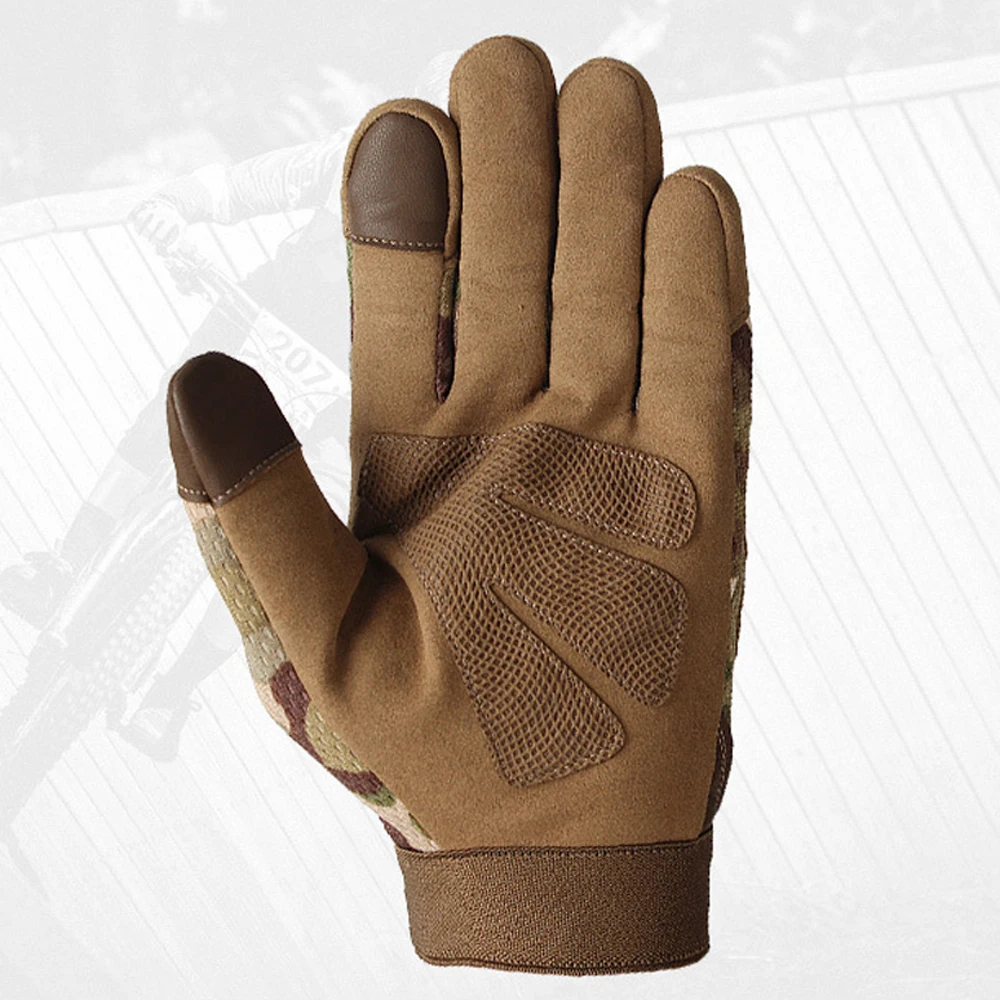 Мультикам тактические перчатки противоскользящие армейские военные