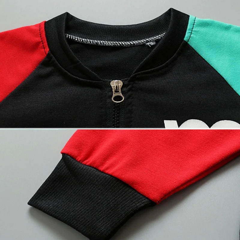 Верхняя одежда для маленьких мальчиков с буквенным принтом Сезон осень зима