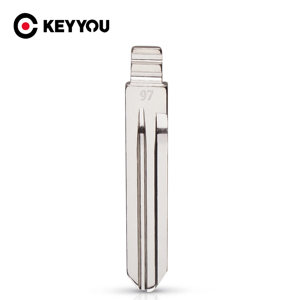 

KEYYOU 10X NO.97 Key Blade Remote Key Blade For Hyundai CELESTA For Kia Flip For Folding Remote Car Key Blade Replacement