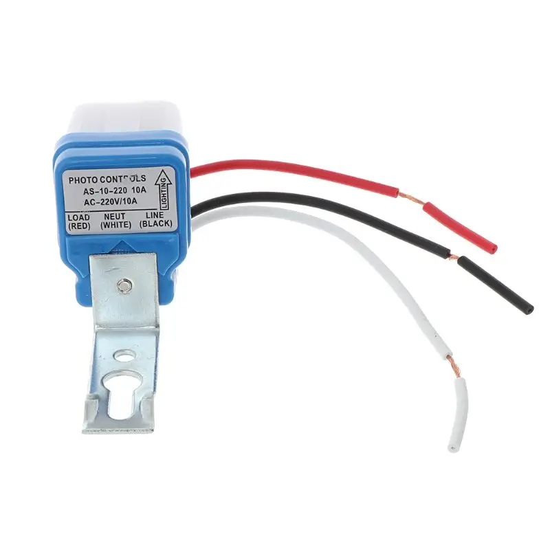 Автоматический выключатель уличного света на день выключения 10А датчик ночного