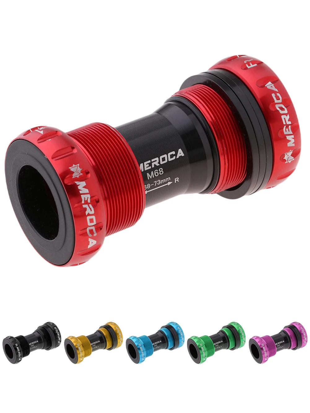 MTB полый Нижний Кронштейн с резьбой BB Велоспорт алюминиевый сплав