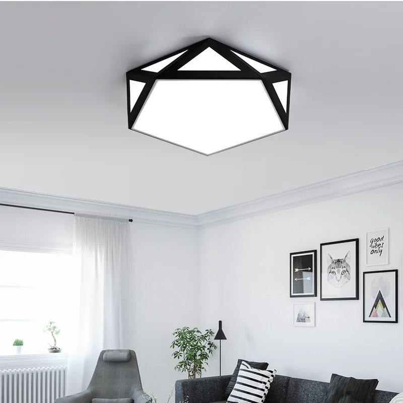 Геометрический Креативный светодиодный потолочный светильник настенное