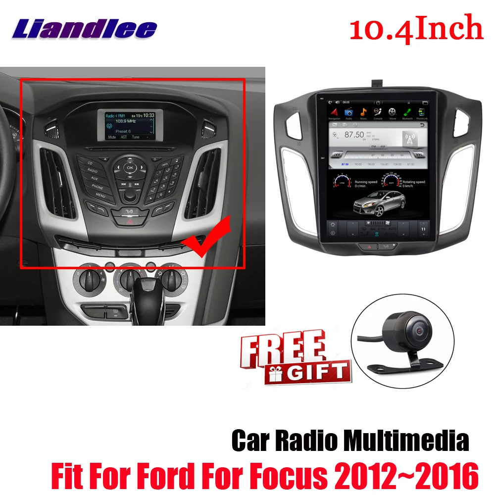 Автомобильный Android мультимедийный Tesla вертикальный экран для Ford Focus 2012 2013 2014 2016