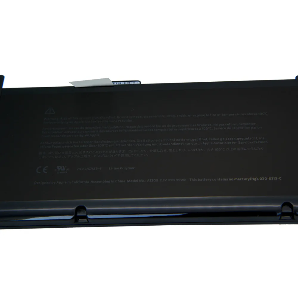 95Wh Аккумулятор для ноутбука Apple MacBook Pro 1" A1309 A1297 ранняя 2009 Mid-2009 Mid-2010 MC226*/A MC226CH/A, замена: A1309 батарея