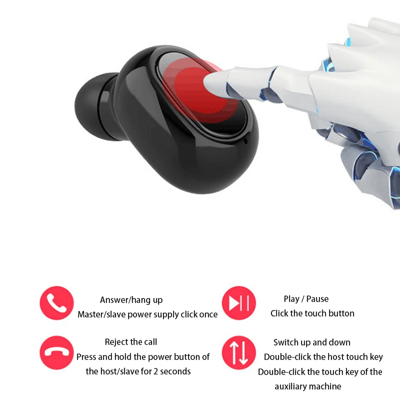 Беспроводные наушники вкладыши Hi Fi с поддержкой Bluetooth 5 0|Наушники и гарнитуры| |