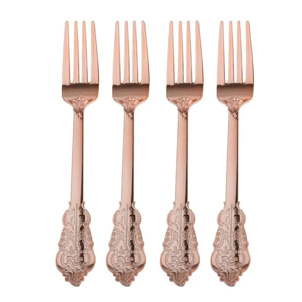 Одноразовые пластиковые вилки ложки ножи свадебные украшения для дома розовое