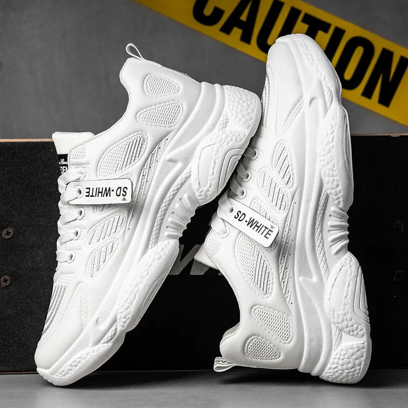 

2021 Spring New Dad Shoes Running Platform Height Increasing Casual Sneakers Trendy Breathable Men's Shoes