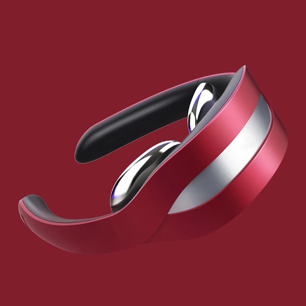 

Портативный мини-массажер для шеи с импульсным нагревом, массажер для шейного отдела позвонков, портативный массажер для плеч массажер для ...