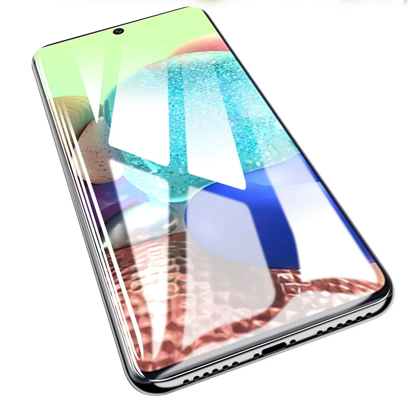 

3Pcs Protective Glass On For Samsung A50 A70 A71 A51 Screen Protector Tempered Glass On Samsung A80 A90 A20 A30 A10 A20E Film