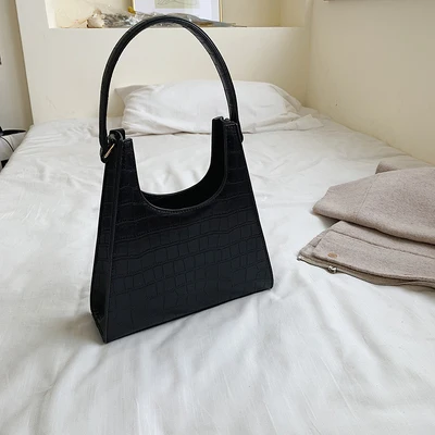Французские стильные сумки для женщин известный бренд сумки Bolso Mujer Женская сумка сумки через плечо Torebki Damskie сумка через плечо модная - Цвет: Черный