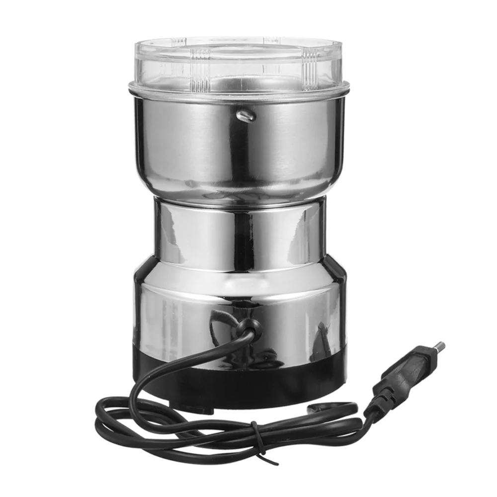 

Stainless Steel Electric Coffee Bean Grinder Home Grinding Milling Machine with EU-plug