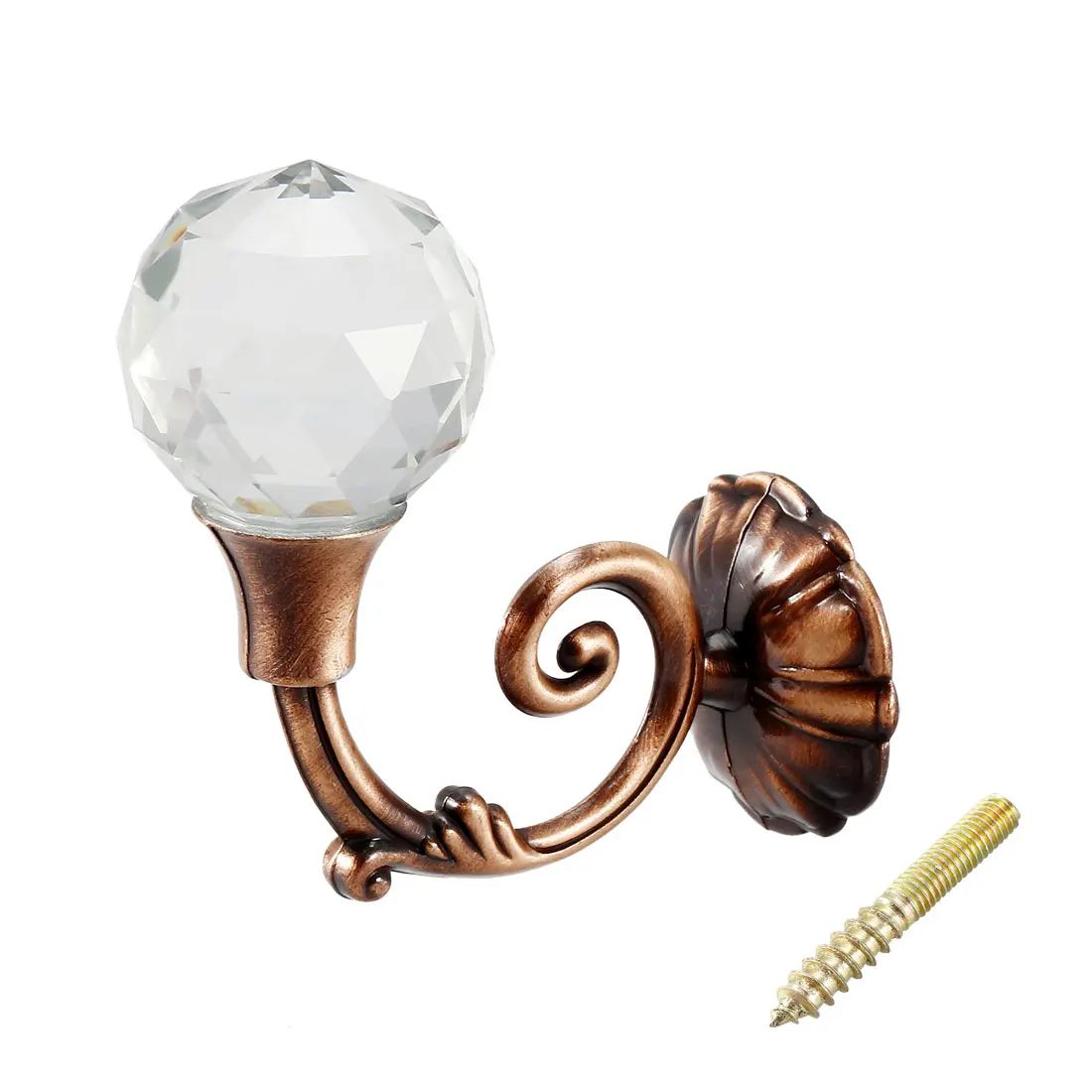 2 шт. декоративные занавески с хрустальным шариком 65x34x72 мм |