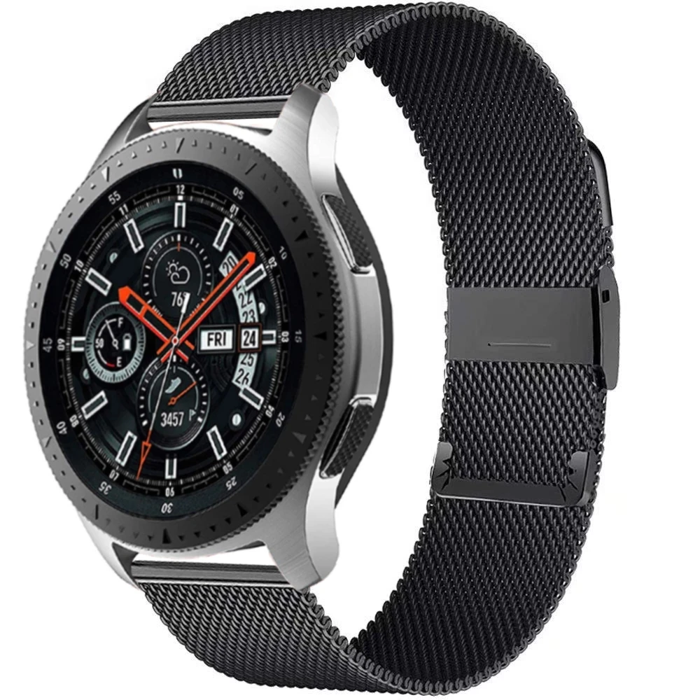 

Ремешок «Миланская петля» для Samsung Gear S3 Frontier/S2, браслет для Huawei GT/GT2/2e/Pro Galaxy watch 3/46 мм/42 мм/Active 2, 20 мм 22 мм