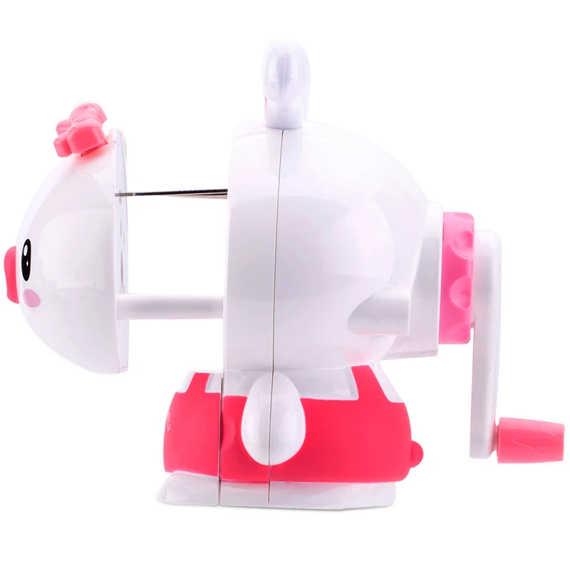 Deli 0676 точилка для карандашей Материал ABS милые Мультяшные животные ручной