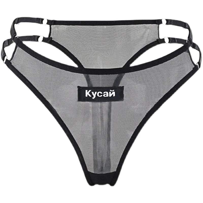 Russian Sexy Transparent Underwear Women Leopard Lace Hollow Out Panties Low Waist Thong Thin Mesh Seamless Briefs Tanga | Женская